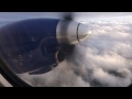 hd ba cityflyer saab 2000 cabin crew announcement after takeoff