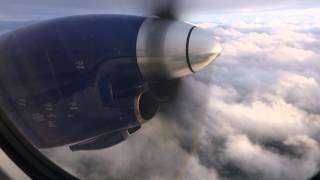 (HD) BA CityFlyer Saab 2000 Cabin Crew Announcement after takeoff