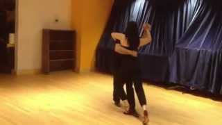 Tango (Int/Adv) Caminar sequence with sacadas and gancho