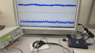 低周波の共振現象と、高周波の非線形現象をコントロールする超音波制御実験