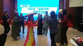 New Year celebration at Xidian University, Xi'an, China