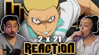 THIS MATCH IS INSANE! 🏐 Haikyuu!! 2x21 REACTION! | 