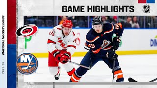 Hurricanes @ Islanders 1/21 | NHL Highlights 2023