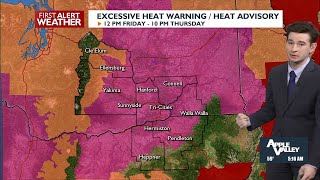 Hotter for the 4th. Dangerous heatwave arrives Friday, likely peaking next week.
