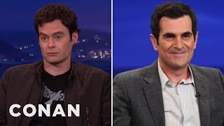 Bill Hader & Ty Burrell's Steamy Make-Out Scene | CONAN on TBS