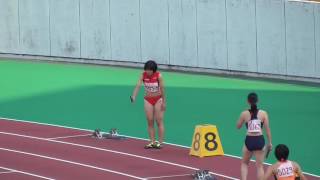 愛知県高校総体　女子4×100mR　決勝　2016/5/21