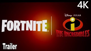 Fortnite The Incredibles Reveal Trailer Elastigirl, Mr. Incredible, Frozone