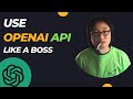 How to use OpenAI API : quick start for beginners [ python ]