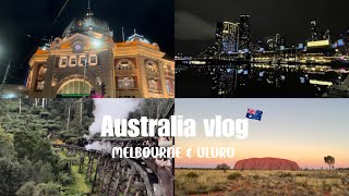 Eng. Day1~Day5 | エアーズロックとメルボルンを巡るvlog【一生の思い出やわ】オーストラリア旅行🇦🇺✈️