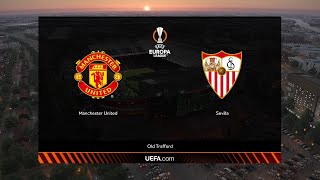 Manchester United vs Sevilla | Old Trafford | 2022-23 UEFA Europa League | PES 2021