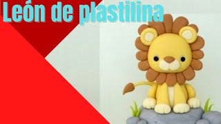 Como hacer un león de plastilina