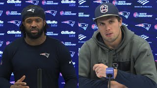 Deatrich Wise Jr. \u0026 Hunter Henry Address the Media | Patriots Press Conference