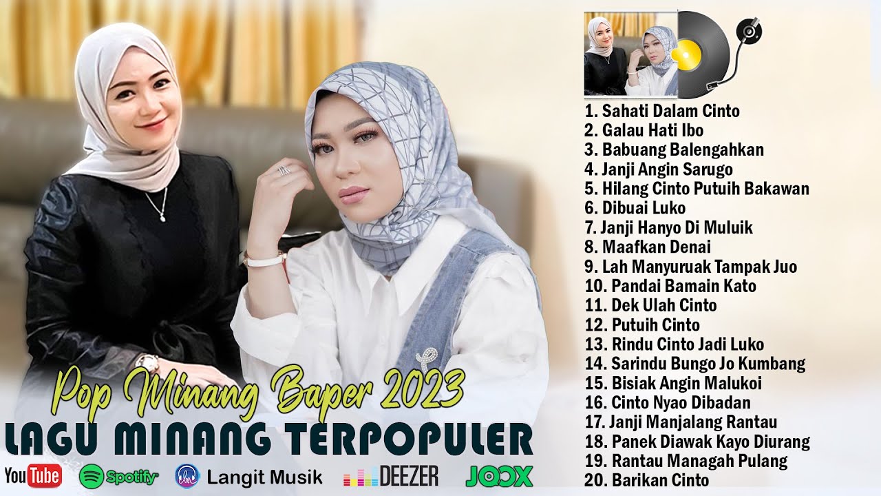 LAGU MINANG HITS PILIHAN TERBARU & TERBAIK SAAT INI 2023 ~ ENAK DI ...