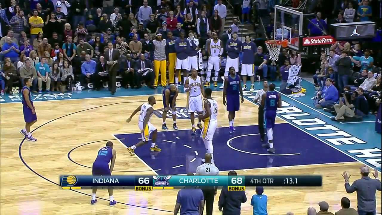 Indiana Pacers Vs Charlotte Hornets | January 17, 2015 | NBA 2014-15 ...