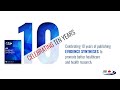 Celebrating 10 Years of JBI Evidence Synthesis