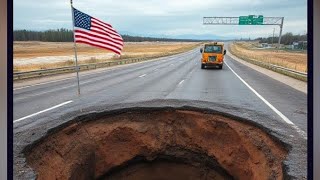 NJ RT. 80 LIVE MORNING SINKHOLE TRAFFIC 3/24/2025 #sinkhole #newjersey #nj #traffic #dangerous #road