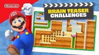 Tricky Challenges in a Super Mario Maker 2 Course! 🧠 Ep 2 | @playnintendo
