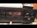 1987 Technics RS-D170W Double Cassette Deck