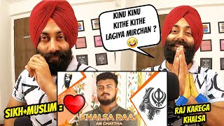 Charda Punjab React to Khalsa Raaj | By Pakistani Singer AB Chattha | Latest Punjabi Song REACTION