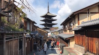 22年2月20日 雨上がりの日曜日に京都を歩く 清水寺,松原通,三年坂,八坂の塔,八坂庚申堂,ねねの道,八坂神社,祇園 Walk around Kyoto city,Japan vlog