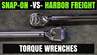 Snap-on - VS - Harbor Freight ( ICON ) 1/2" Torque Wrenches