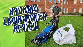 Performance test on long grass! Hyundai Petrol lawnmower review