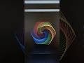make rainbow drawing in python turtle graphic python #coding #python #viral #shorts
