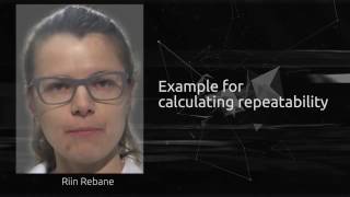 Example for calculating repeatability