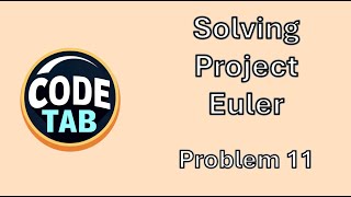 Project Euler #11 - Largest Product in a Grid