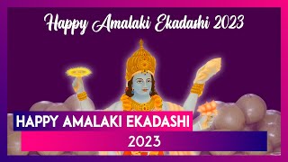 Happy Amalaki Ekadashi 2023 Greetings, Wishes and Lord Vishnu Wallpapers for The Hindu Festival