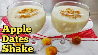 Apple Dates Milkshake Recipe | Healthy Dates Milkshake | Diet Recipe No Sugar | Chef Kayum Kitchen