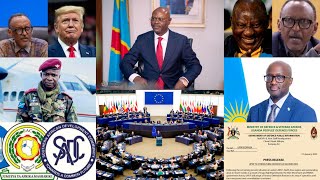 310125: TRUMP: IBYA KAGAME BIRAKAZE. DISCOURS YA MUADIAMVITA NGO N'IGITERO KU RWANDA. IBIHANO BYA EU