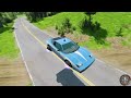 【beamng】空飛ぶ車が大集合！空飛ぶパトカーが逃走車とカーチェイス！空飛ぶ車なら余裕でレースに勝てる説！初登場の空飛ぶ車の性能をチェックしてみた！車がリアルに壊れるゲーム【ほぅ】