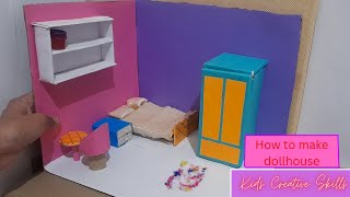 DIY Miniature Dollhouse | How To Make Barbie Dollhouse Using Cardboard | Dollhouse For Barbie |