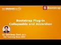 Bootstrap Tutorial - Bootstrap Plug-in collapsible and accordion