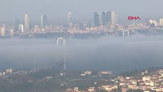 İstanbul Boğazı'nda yoğun sis etkili oldu