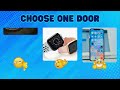 choose one door 🚪🤔 quiz miracle 🍀🍀