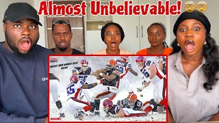 Craziest Snow Moments in NFL History | FAMILY REACTS |