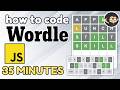 Build a Wordle Clone in JavaScript HTML CSS