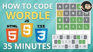 Build a Wordle Clone in JavaScript HTML CSS