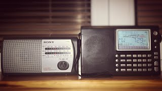 AKAI APW20 vs SONY ICF-403S. 729 kHz, Radio ERT1 Proto Programma, 100 kW, Athena, Greece, 651 km