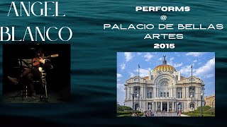 #angelblanco performs CARRILLO's Sonata casi Fantasia at PALACIO de BELLAS ARTES (2015)