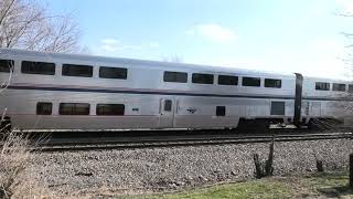 Amtrak 205 East in Wyanet, IL 3/28/23