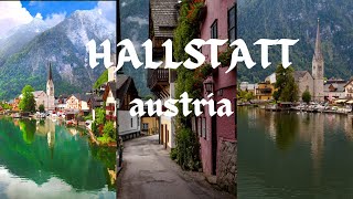 4k,Hallstatt A Picturesque Village Hidden On The Banks Of One Of Austria's Most Beautiful Lakes