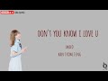 MACO - Don't You Know I Love You Kan/Rom/Eng/Malay lyric