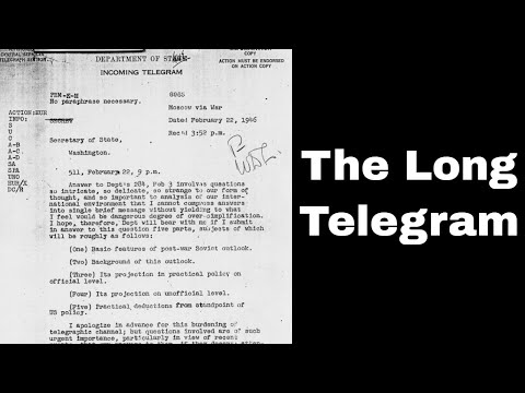 What did the Kennan telegram say?