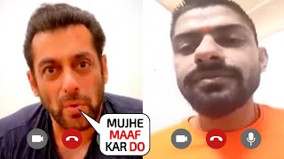 Bhaijaan😲 Salman Khan apologised Lawrence Bishnoi during a Video Call after got threatened.