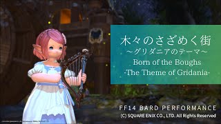 FF14楽器演奏　木々のさざめく街～グリダニアのテーマ～　Born of the Boughs -The Theme of Gridania　ファイナルファンタジーXIV