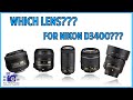 Nikon D3400 Lenses - Which Lens Is Right For You