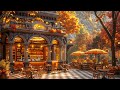 Elegant Autumn Coffee Shop - Soft Jazz Instrumental Music & Bossa Nova for Relax ,Study, Work